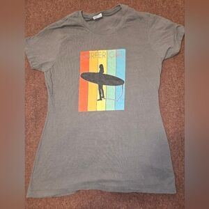 Surfer Girl Shirt By Port & Company Ladies Size Small